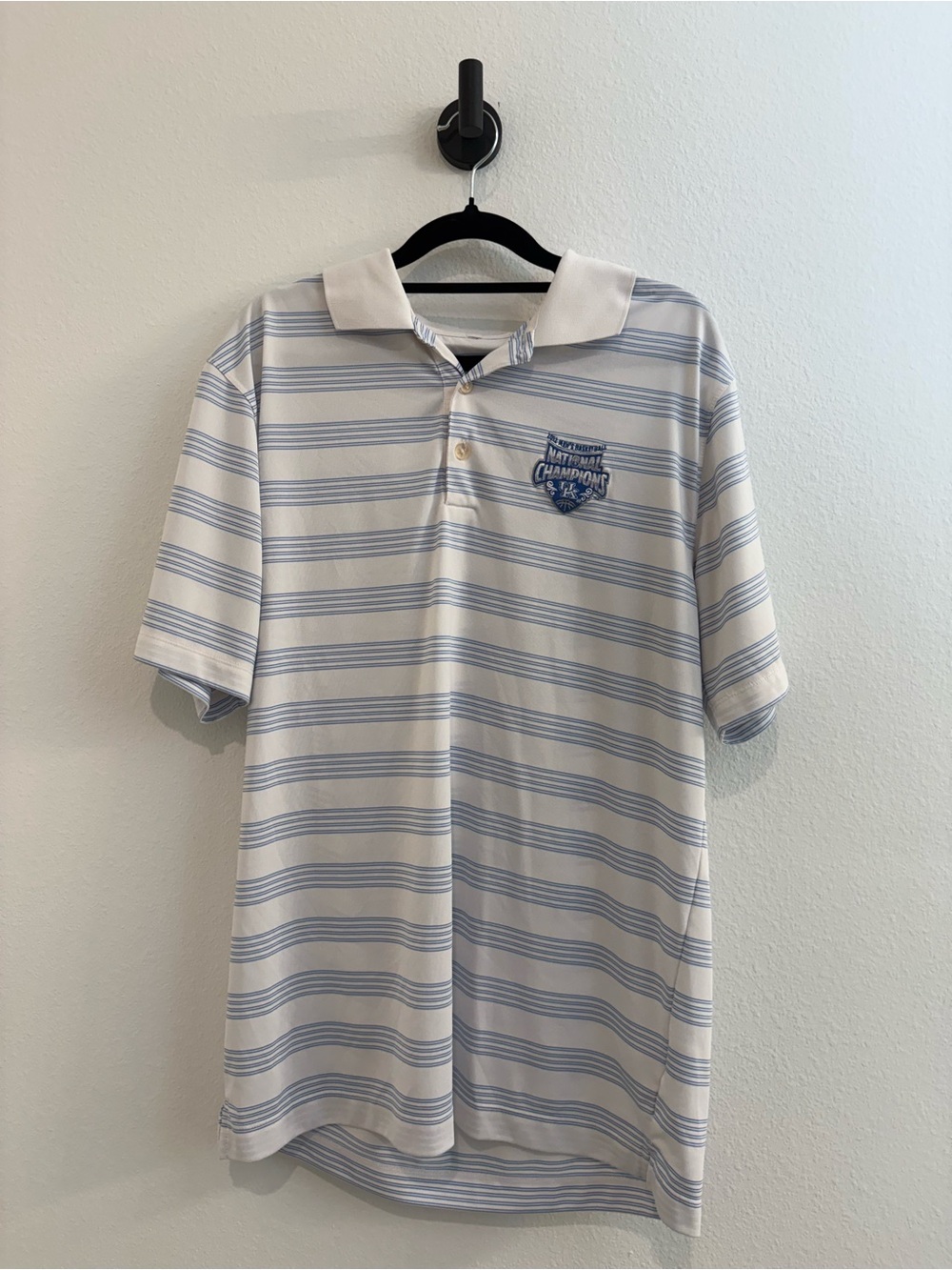 Nike Golf Kentucky Wildcats 2012 National Champions Polo Mens M Dri Fit UK NCAA